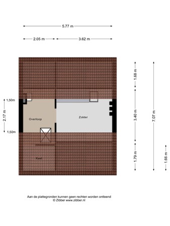 Floorplan - Mgr. Hanssenlaan 36, 6433 BN Hoensbroek