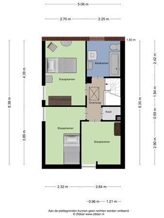 Floorplan - Manderscheidtsingel 16, 6017 GC Thorn