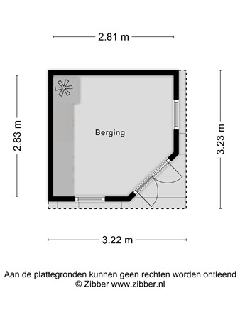 Floorplan - Tipstraat 51, 6051 CW Maasbracht