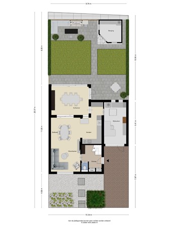 Floorplan - Tipstraat 51, 6051 CW Maasbracht