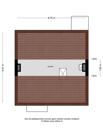 Floorplan - Kruchterstraat 32, 6051 CC Maasbracht