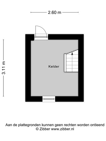 Floorplan - Kruchterstraat 32, 6051 CC Maasbracht
