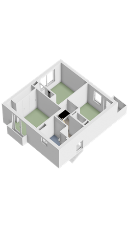 Floorplan - Kruchterstraat 32, 6051 CC Maasbracht