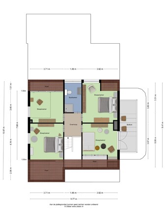 Floorplan - Graaf de Hompeschstraat 2, 6109 AK Ohé en Laak