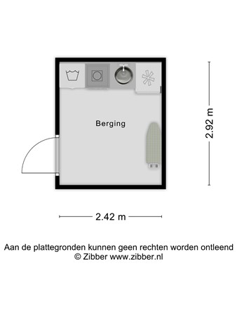 Floorplan - Echterstraat 104, 6051 GC Maasbracht