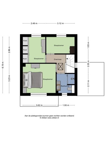 Floorplan - Heiveldplein 6, 6051 GM Maasbracht