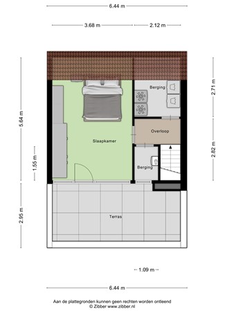 Floorplan - Raadhuisstraat 9A, 6061 EA Posterholt