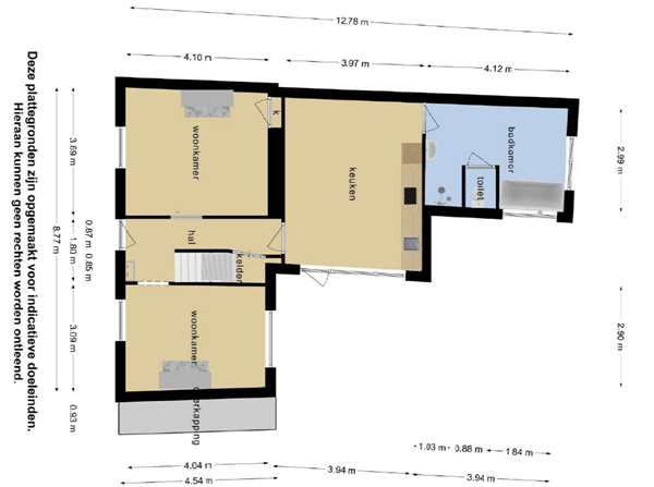 Floorplan - Kanunnik van Nuijsstraat 36, 6451 BC Schinveld