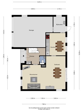 Floorplan - Postbaan 18, 6081 GN Haelen