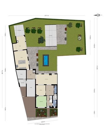 Floorplan - Bovenste Eind 35, 6101 EN Echt