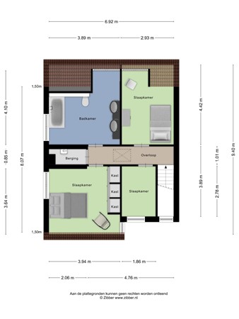 Floorplan - Havenstraat 1, 6051 CR Maasbracht
