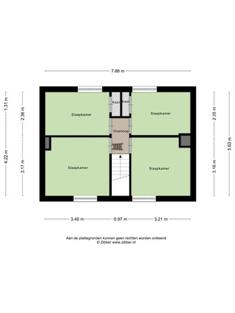 Floorplan - Steenakkerstraat 49, 6051 JV Maasbracht