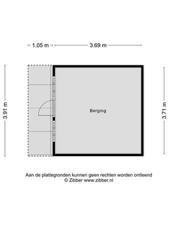 Floorplan - Steenakkerstraat 49, 6051 JV Maasbracht