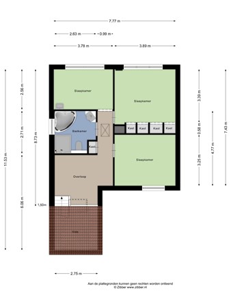 Floorplan - De Zeulk 4, 6019 CW Wessem