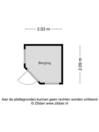 Floorplan - Hoogstraat 74, 6085 EJ Horn