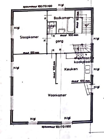Floorplan - Kloosterstraat 37, 6051 JB Maasbracht
