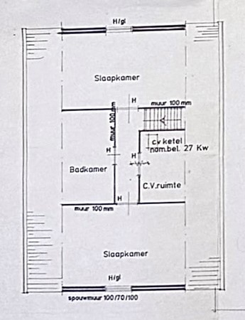 Floorplan - Kloosterstraat 37, 6051 JB Maasbracht