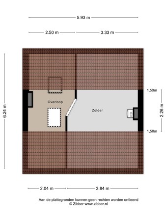 Floorplan - Raadhuisstraat 26, 6051 HZ Maasbracht