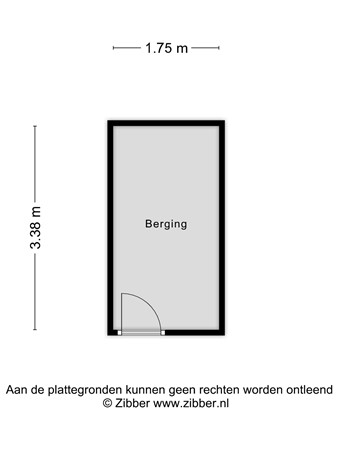 Floorplan - Narcissenstraat 206, 6101 LN Echt