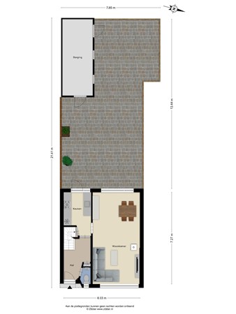 Floorplan - Binnenweg 20, 6051 BZ Maasbracht