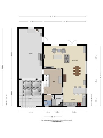 Floorplan - Drs J. Lebensstraat 22, 6116 BL Roosteren