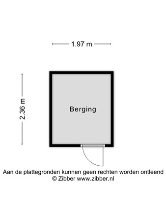 Floorplan - Merkelstraat 13, 6051 LL Maasbracht