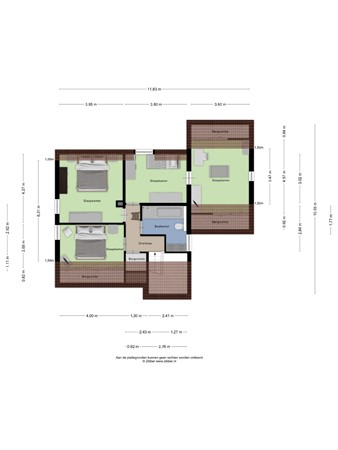 Floorplan - Boegstraat 36, 6051 LD Maasbracht