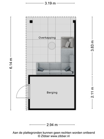 Floorplan - Boegstraat 36, 6051 LD Maasbracht