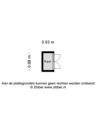 Floorplan - Kasteel Hillenraedtstraat 33A, 6043 HA Roermond