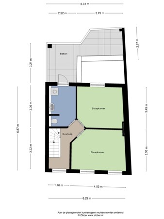 Floorplan - Grote Straat 14, 6129 CP Urmond