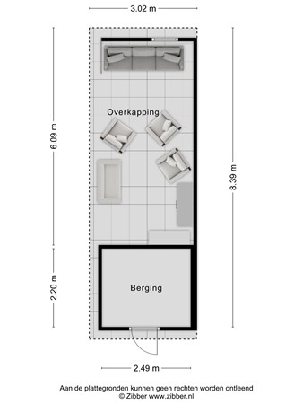 Floorplan - Kasteelstraat 10, 6014 EJ Ittervoort