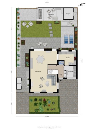 Floorplan - Kasteelstraat 10, 6014 EJ Ittervoort