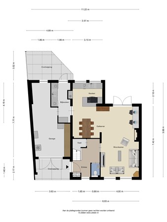 Floorplan - Rector Hendrixstraat 27, 6051 JK Maasbracht