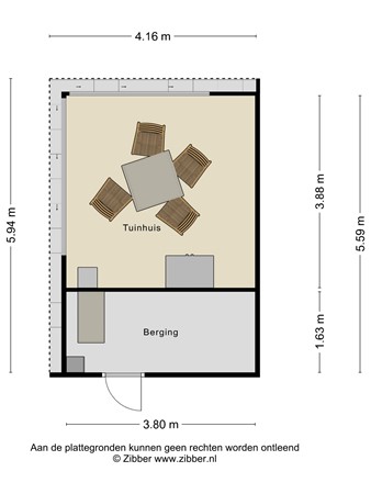 Floorplan - Rector Hendrixstraat 27, 6051 JK Maasbracht