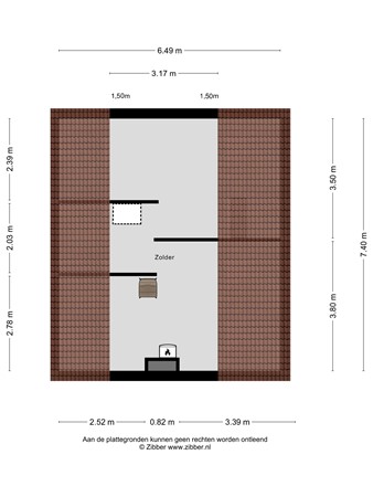 Floorplan - Rector Hendrixstraat 27, 6051 JK Maasbracht