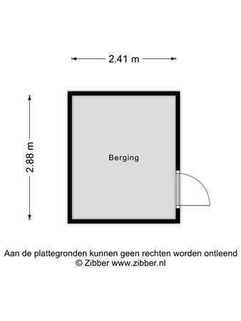 Floorplan - Echterstraat 110, 6051 GC Maasbracht