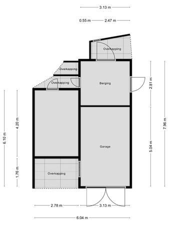 Plattegrond - Broekhuizerstraat 11, 7396 AV Terwolde - 442798_2D_Berging_Broekhuizerstraat_11_Terwolde_04.jpg