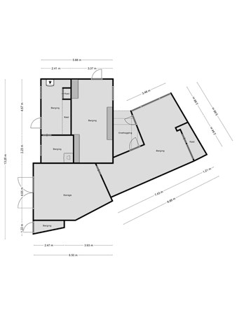 Plattegrond - Broekhuizerstraat 11, 7396 AV Terwolde - 442798_2D_Bijgebouw_Broekhuizerstraat_11_Terwolde_03.jpg