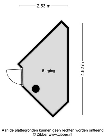 Plattegrond - Watertorenstraat 1D, 8121 BR Olst - 449061_2D_Berging_Watertorenstraat_1_D_Olst_03.jpg