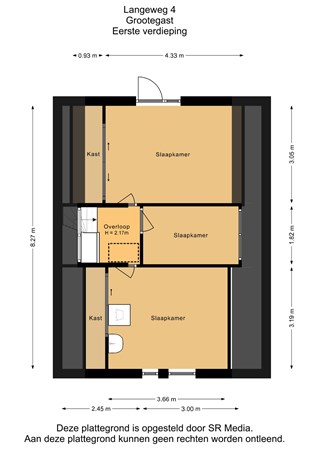 Langeweg 4, 9861 GD Grootegast - Eerste verideping - 2D.jpg