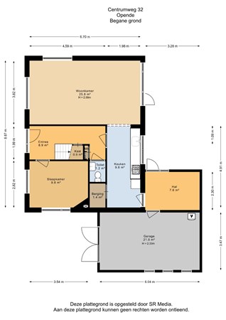 Centrumweg 32, 9865 BB Opende - Begane grond - 2D.jpg