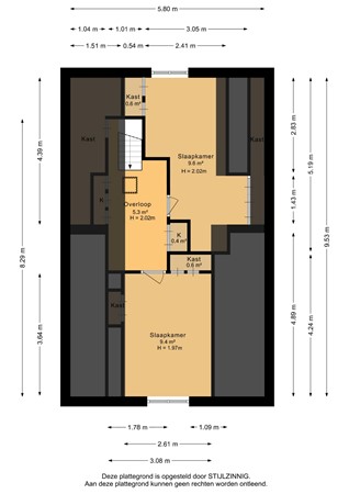 Openderweg 4, 9865 XE Opende - Eerste verdieping - 2D.jpg