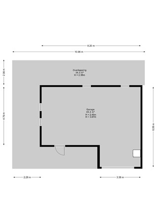 Kievit 1, 9861 HE Grootegast - Garage - 2D.jpg
