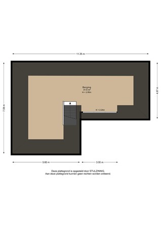 Bombay 6, 9863 TD Doezum - Garage zolder - 2D.jpg