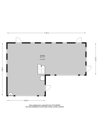 Bombay 6, 9863 TD Doezum - Garage - 2D.jpg
