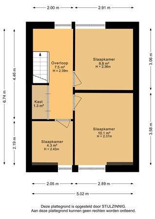 Jouwsmastraat 33, 8934 AX Leeuwarden - Eerste verdieping - 2D.jpg