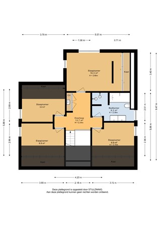 Sjallemastraat 16, 9865 BJ Opende - Eerste verdieping - 2D.jpg