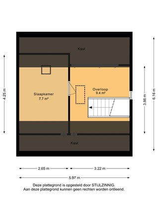 De Oever 8, 9865 BW Opende - Tweede verdieping - 2D.jpg