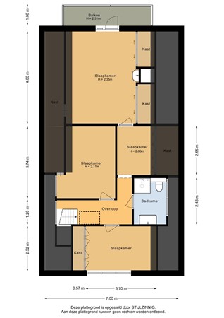 Gealstrjitte 1, 9289 HT Drogeham - Eerste verdieping - 2D.jpg