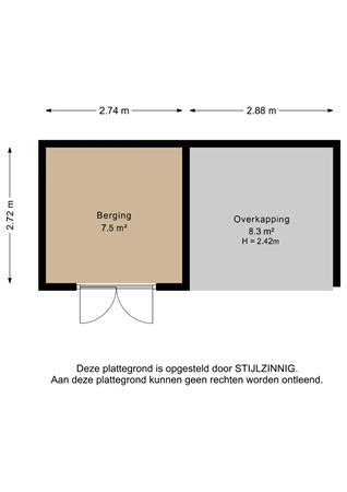 Herestraat 25, 9851 AB Burum - Berging - 2D.jpg